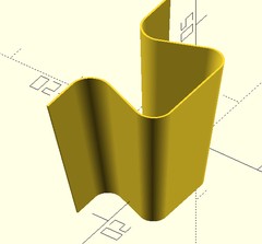 Step 7: Scale the extrusion by the same ratio (1:1.4)