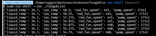 The debug output of the first working version