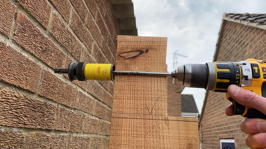 Clever reverse drilling technique