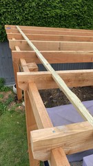 First purlin installation