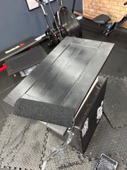 Rolling on garden furniture paint