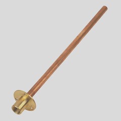 15mm union plate with 600mm pipe