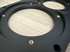 Brass inserts. Neat!