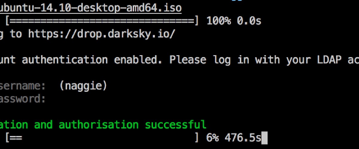 dsdrop command