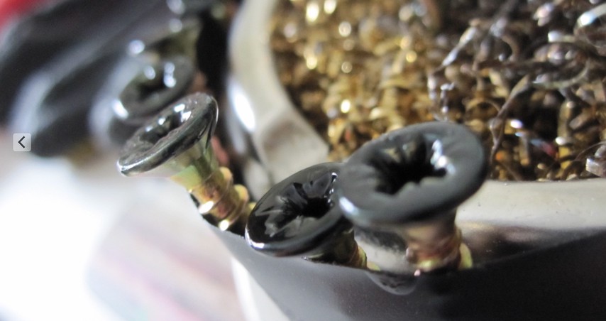 Nail-polished screws