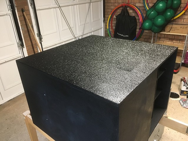 Textured appearance after 2nd coat