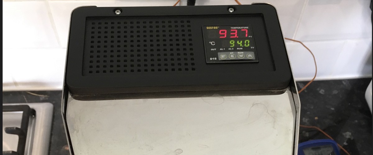 Top of my modified gaggia classic