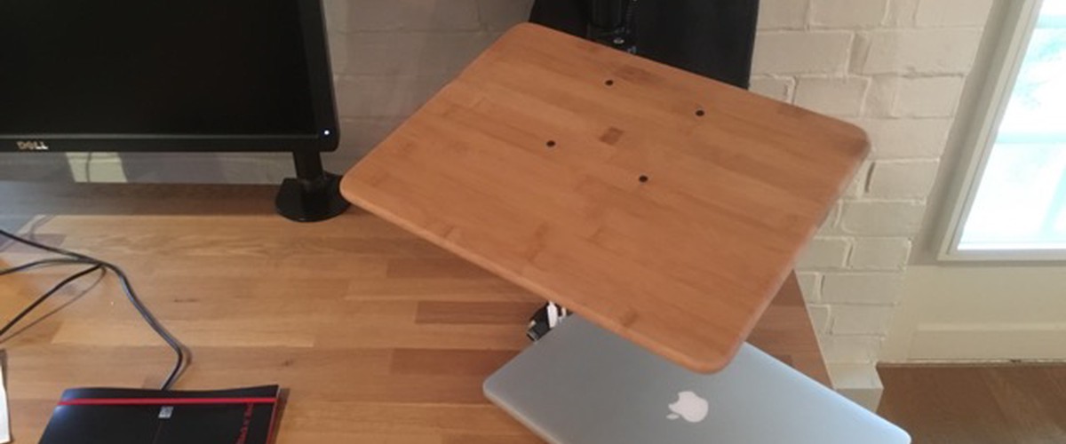 Laptop on my custom stand