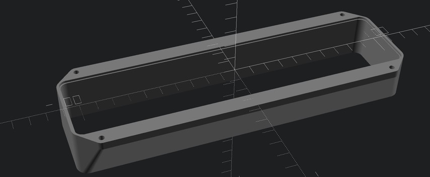 DAC bracket, with visible rebate to keep it flush with the front