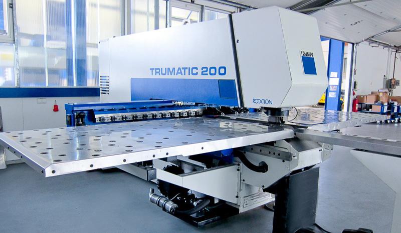 Trumpf CNC turret punch machine, similar to the one that made my parts