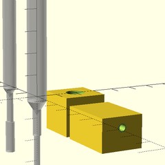 Countersunk profile with calibration piece